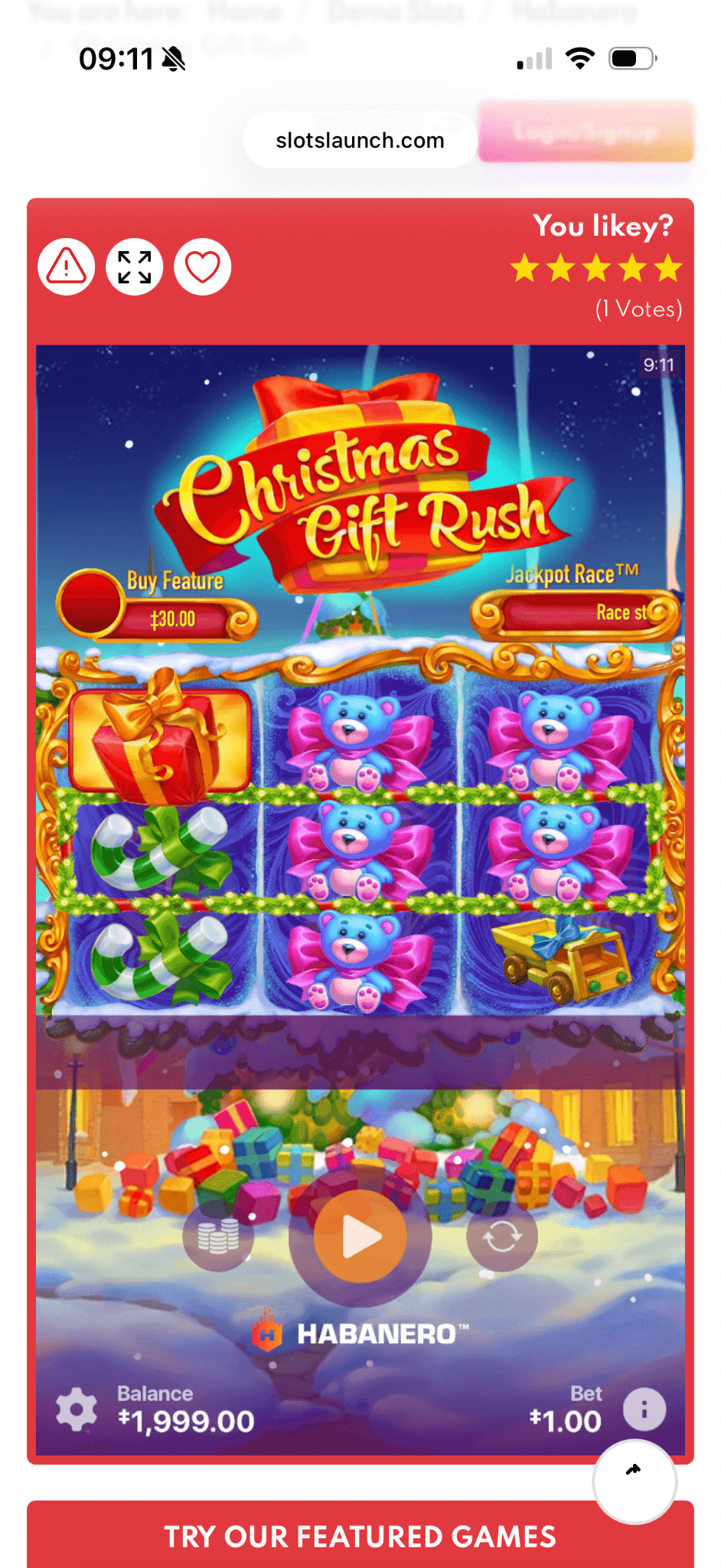 Mobile Play Experience christmas gift rush