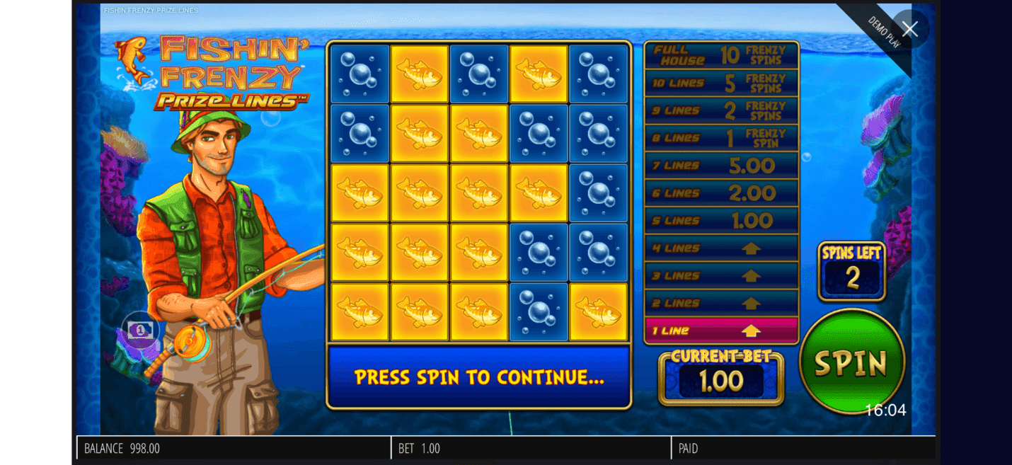 Mobile Play Experience fishin frenzy