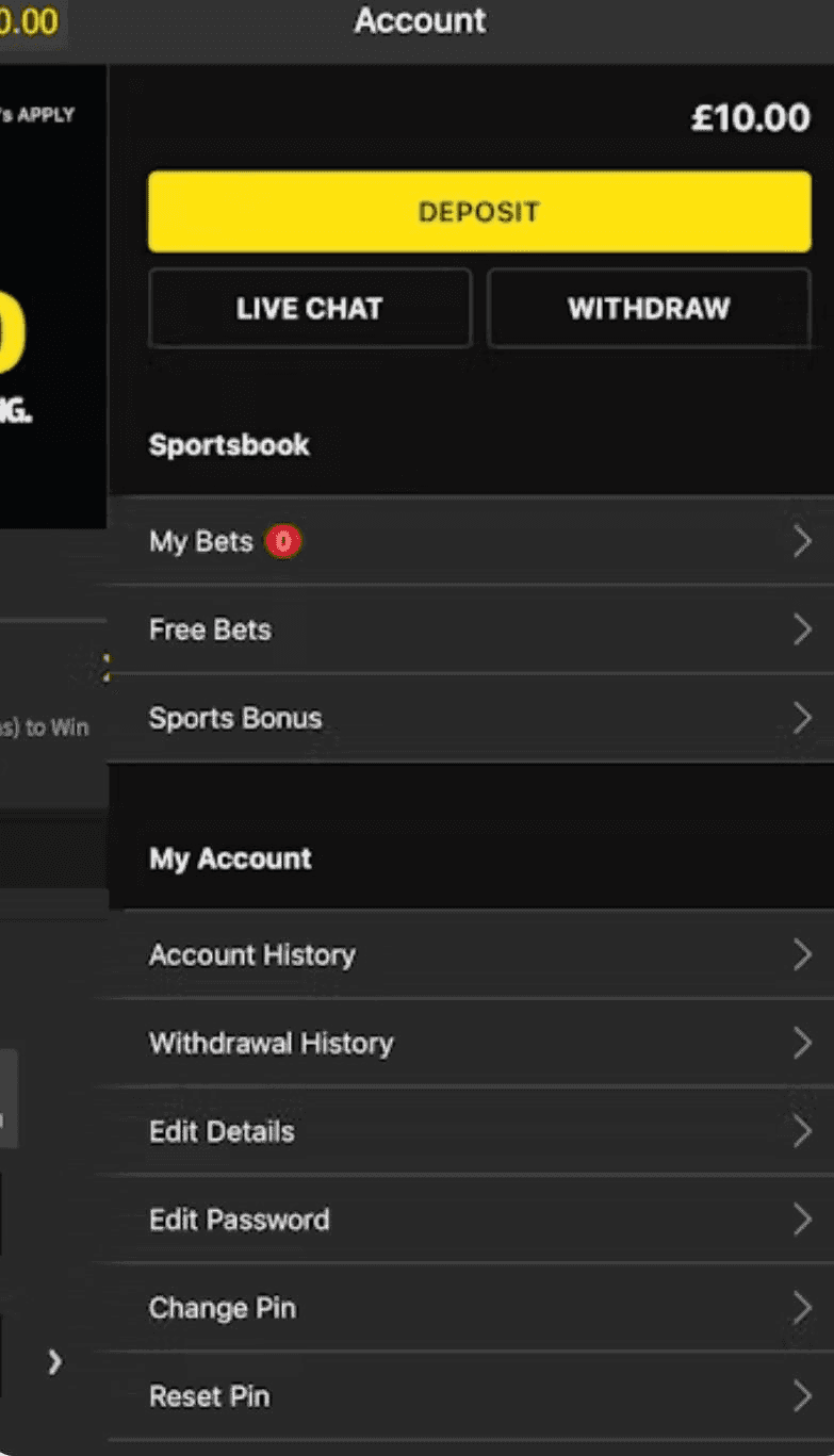 Navigate to the Cashier