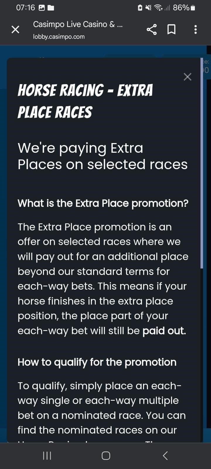 Other Promotions & Limited-Time Offers Casimpo