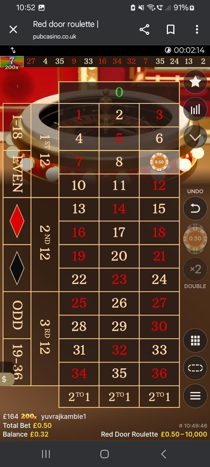 Place your bets and play responsibly