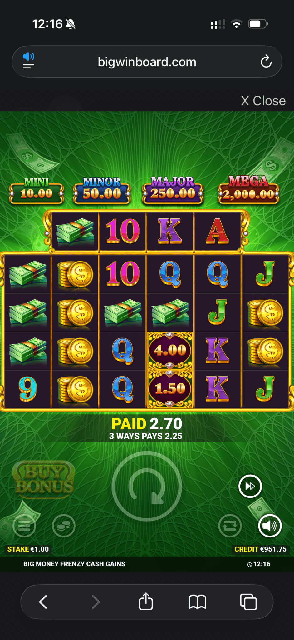 Big Money Frenzy Cash Gains Slot for Real Money Playing Guide