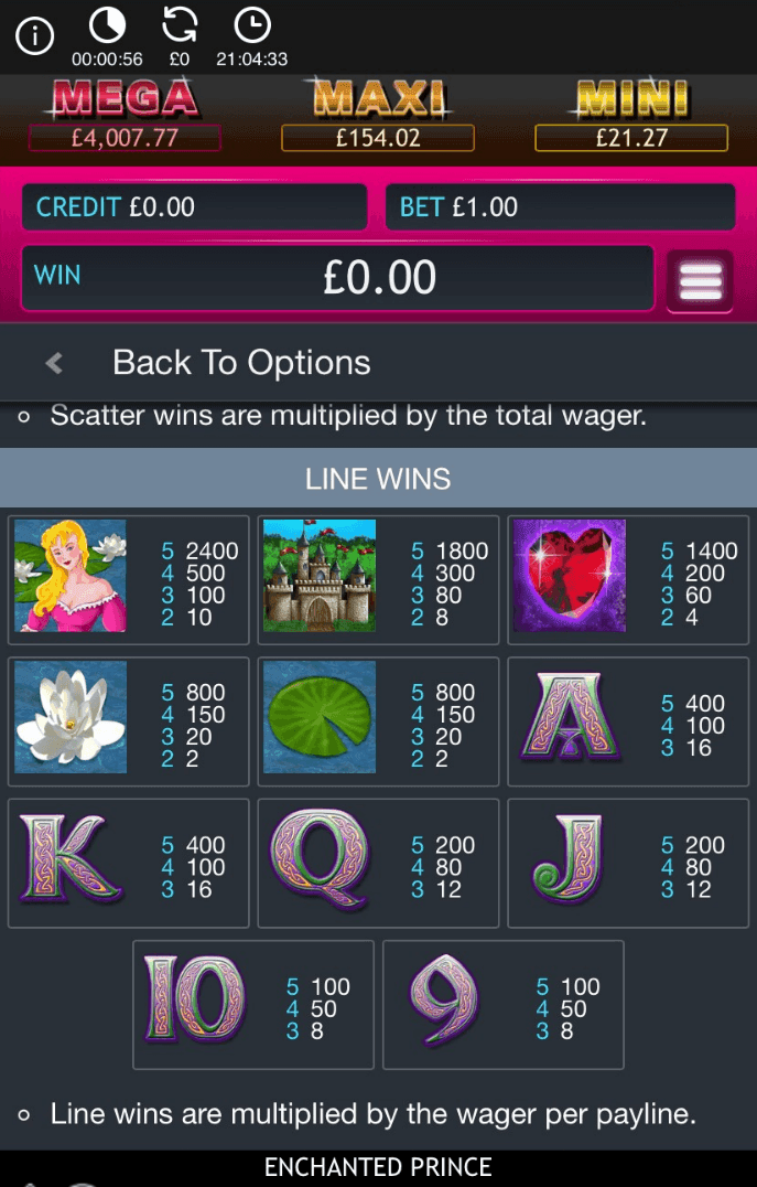 Enchanted Prince Slot Playing Guide