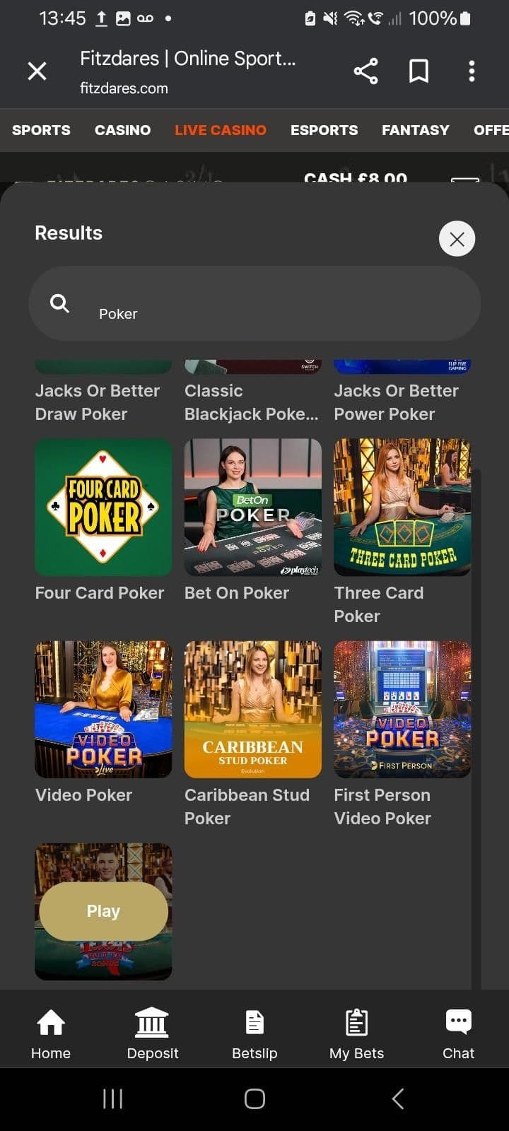 Live Poker for Real Money in the UK Playing Guide
