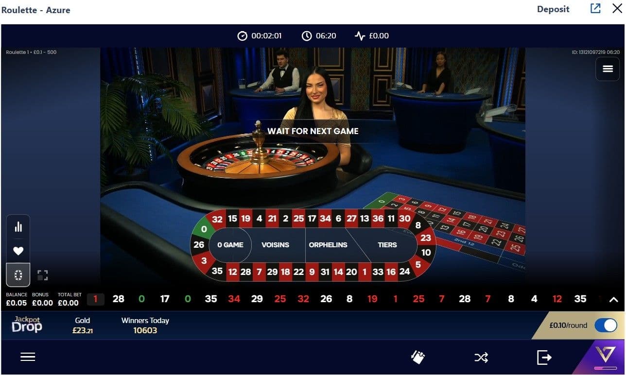 Roulette Azure in the UK Playing Guide