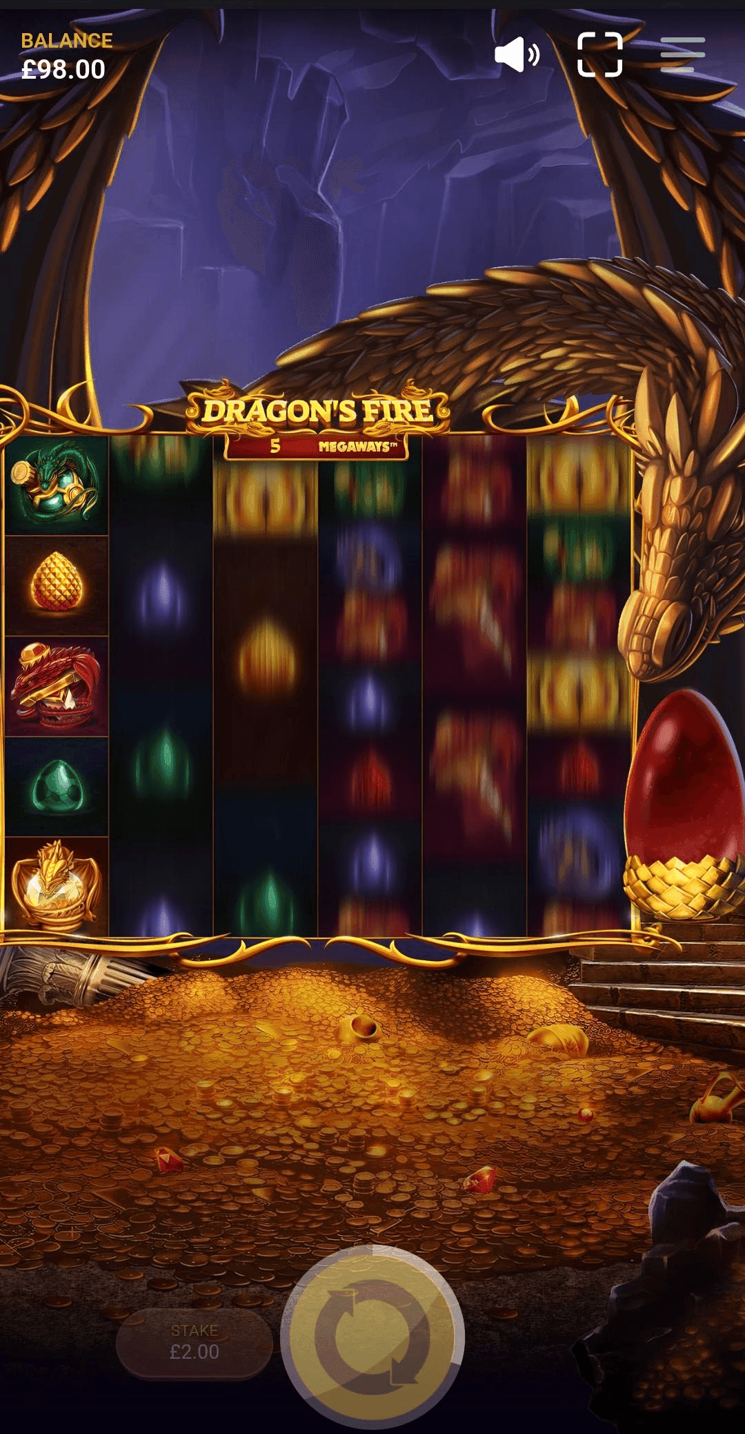 Dragon's Fire Megaways Reel Spin