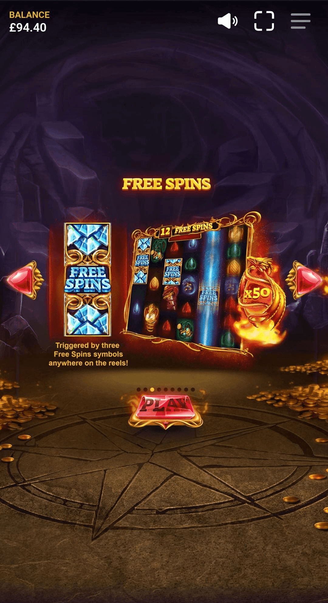 Dragon's Fire Megaways Free Spins Trigger
