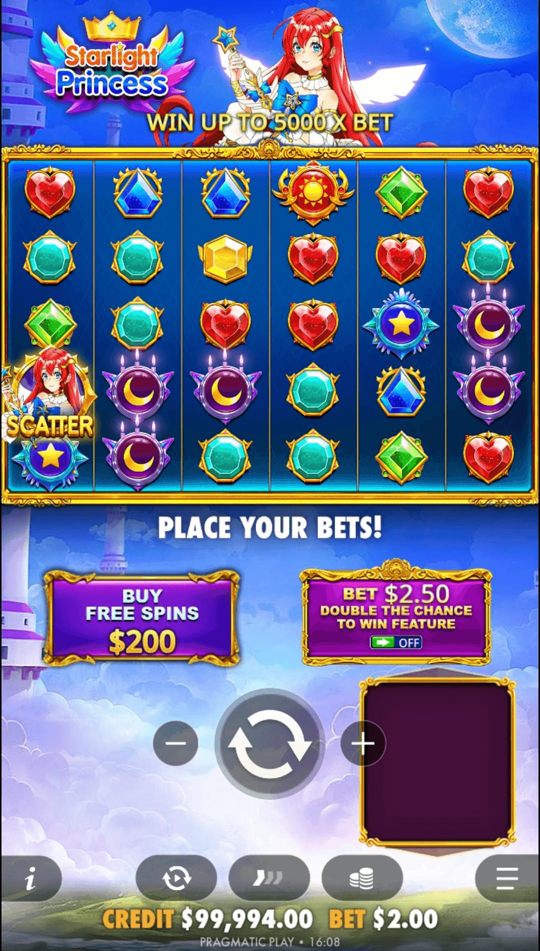 Starlight Princess Slot Playing Guide