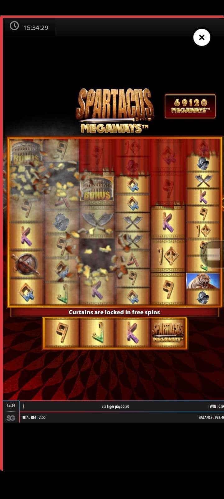 Playing Spartacus Megaways Slot 