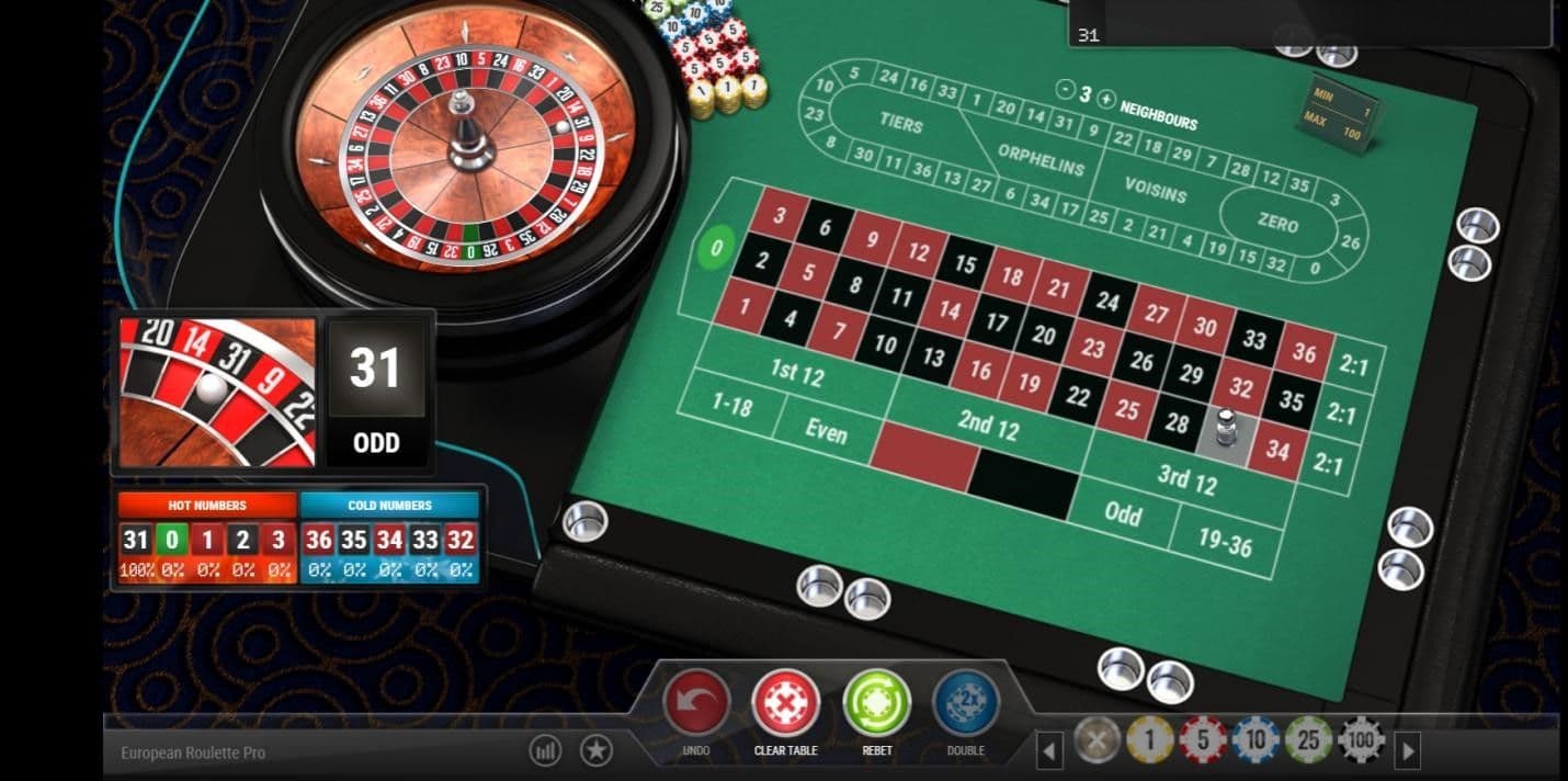 Press spin and wait for the ball to land.