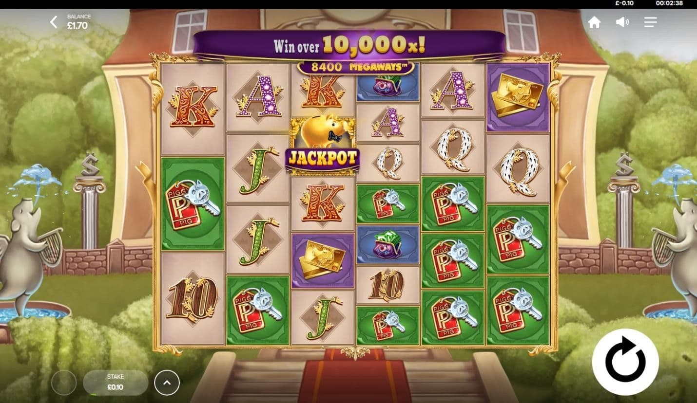 Press the spin button after placing your initial stake