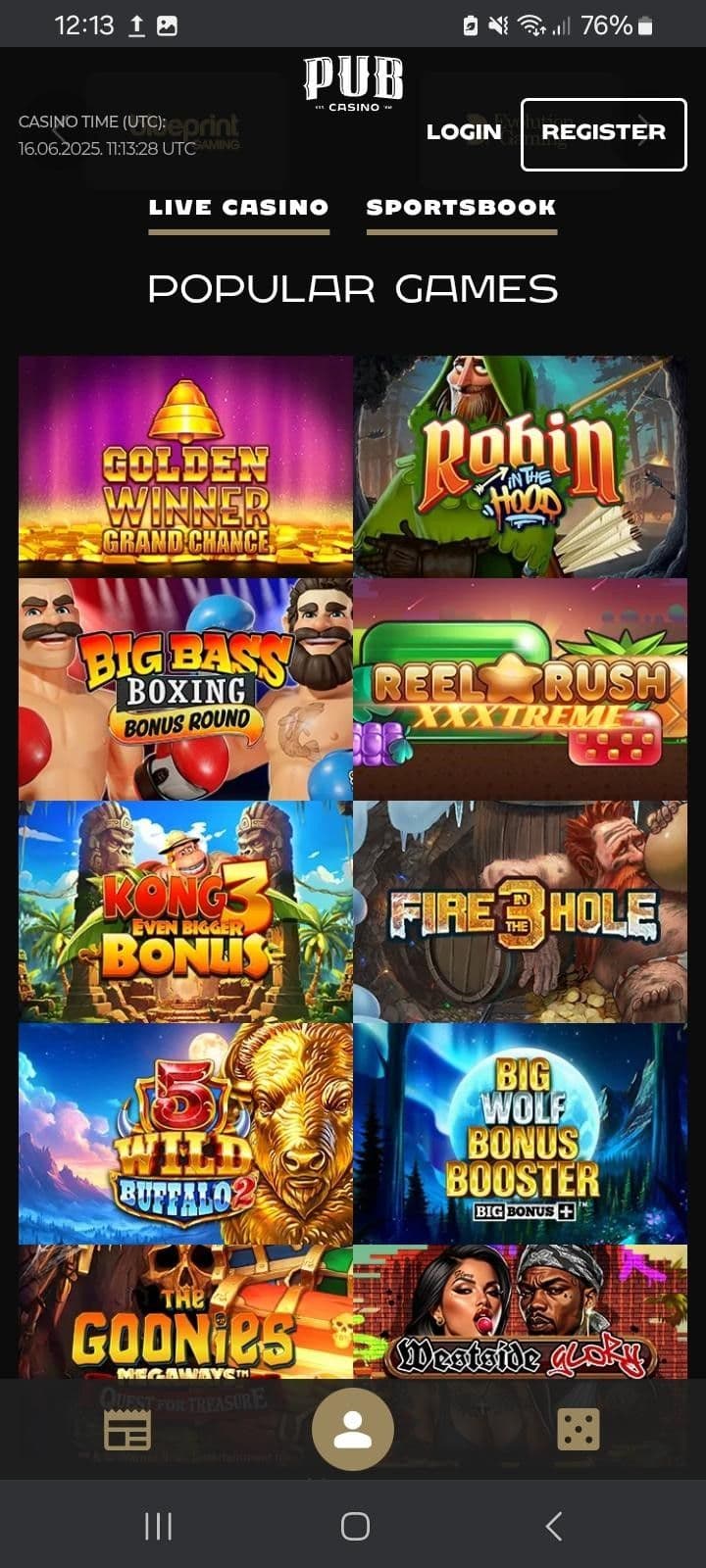 Pub Casino Slots 