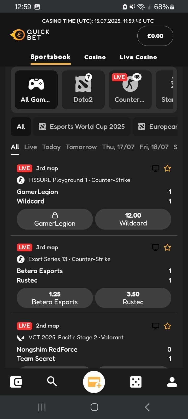 Quickbet Esports Betting Review 