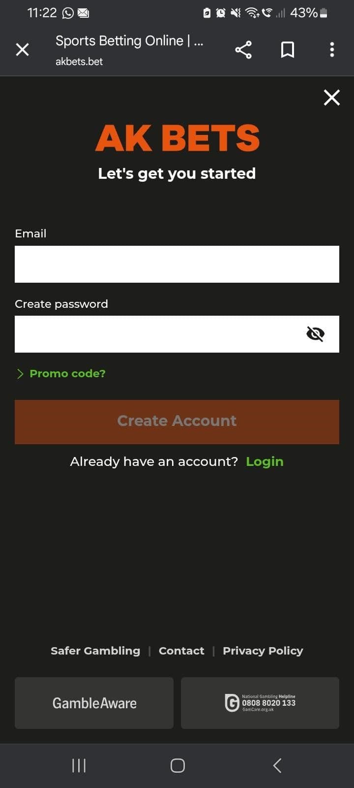 Register and verify your account fortune roulette