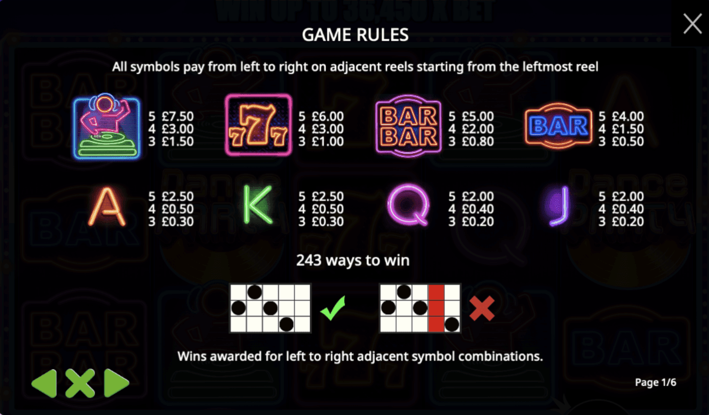 Regular Symbols dance party.