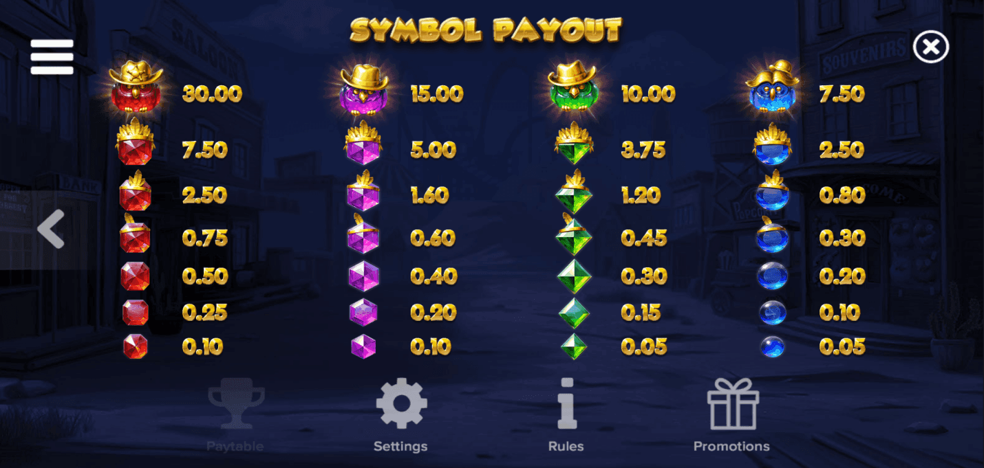 Regular Symbols pirots 3