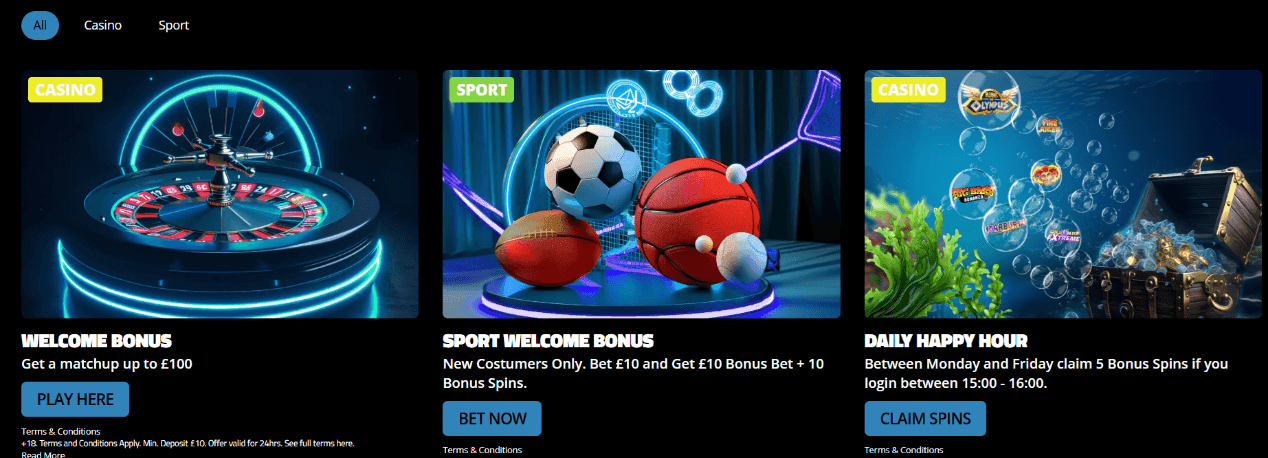 Scroll down to the bonus dashboard desktop