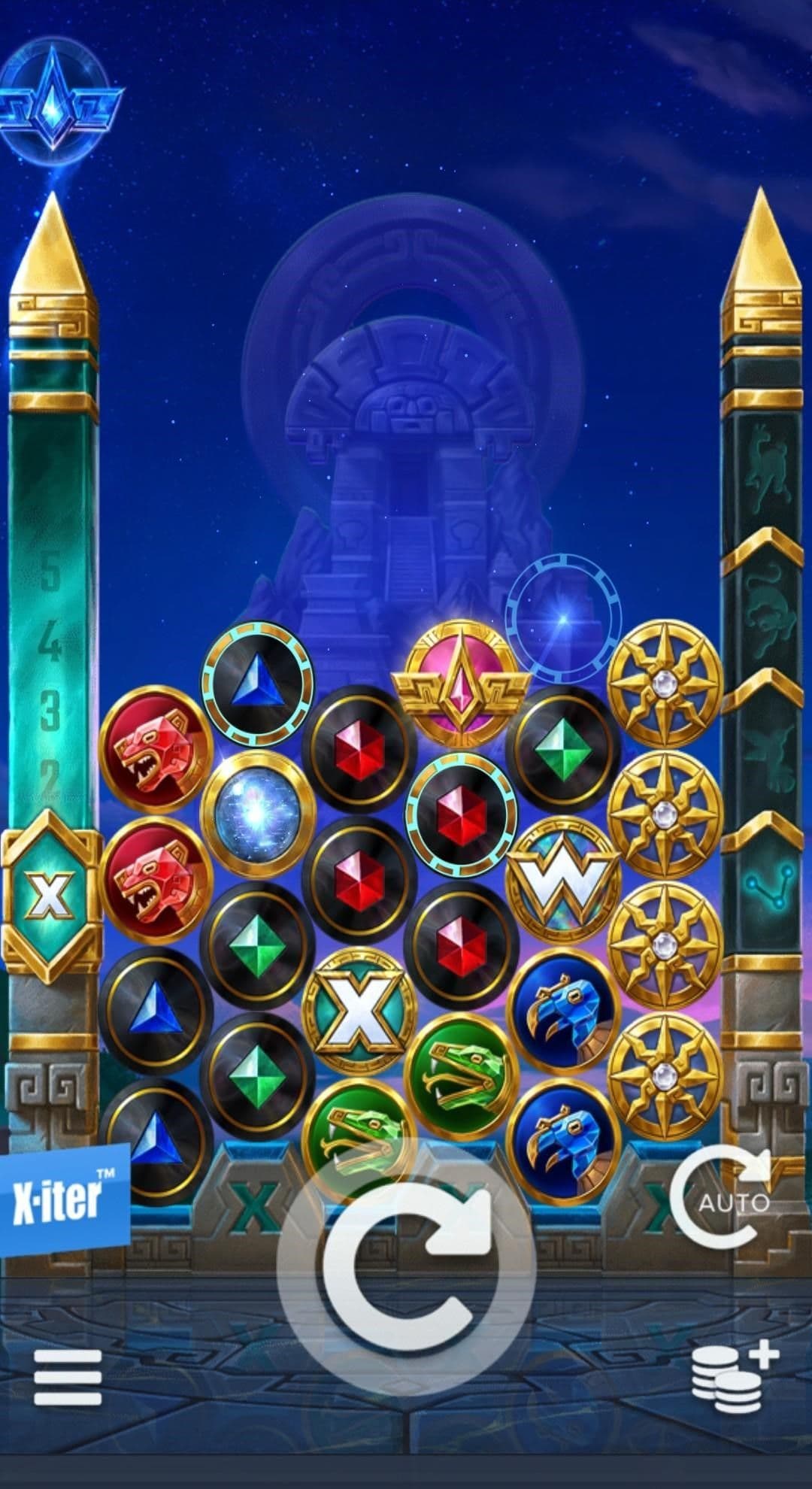 Select your bet size and hit “spin” 