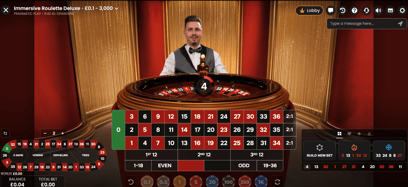 Select your chip value and place bets