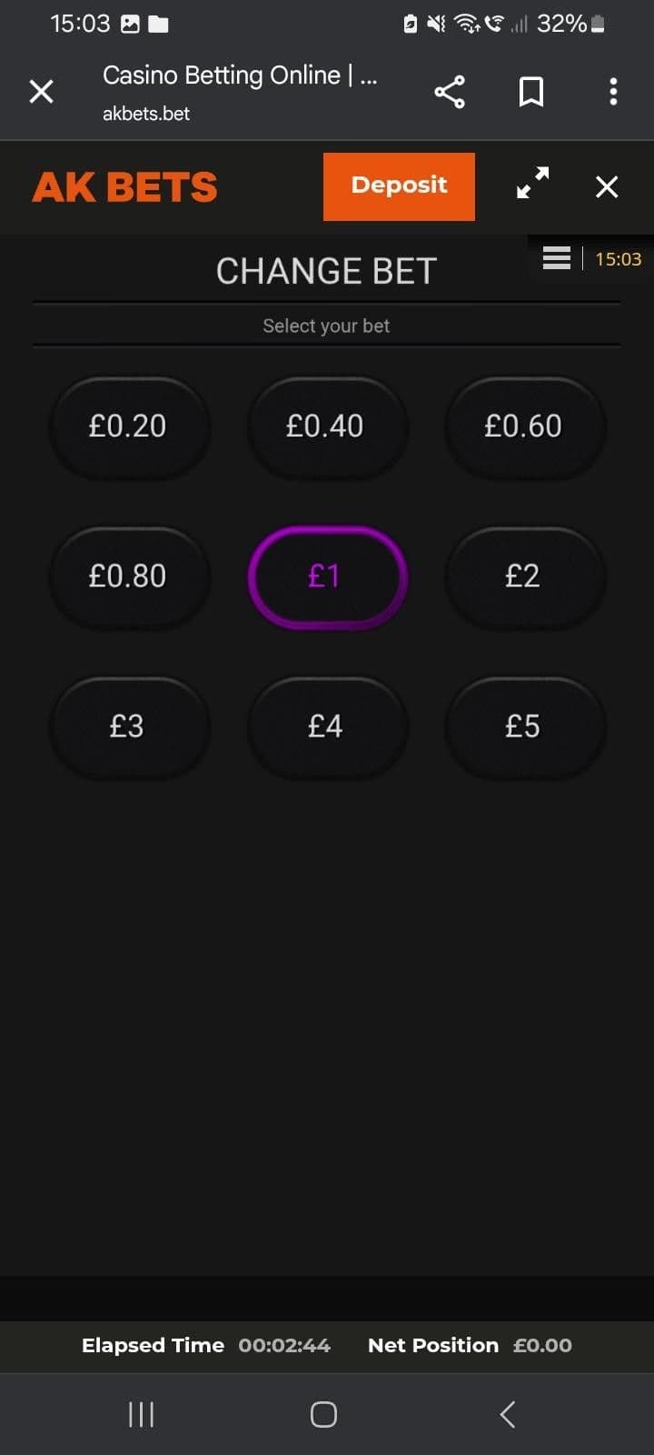 Set a budget and stake 