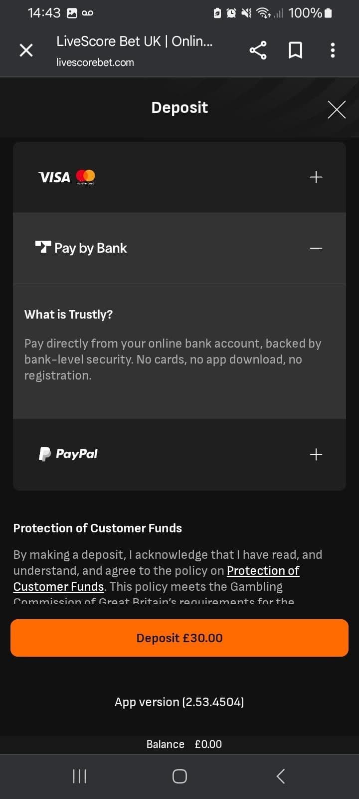 Set your deposit limits