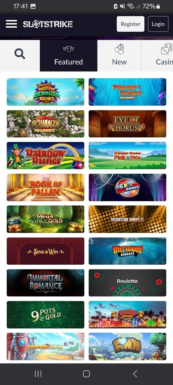 Slot Strike Mobile Experience