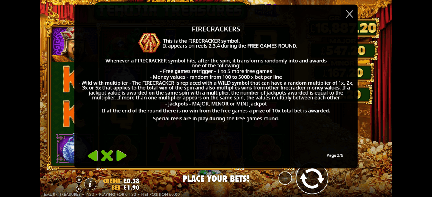 Special Features temujin treasures