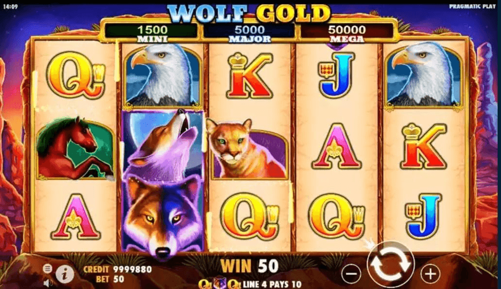 Spin the Reels Wolf Gold