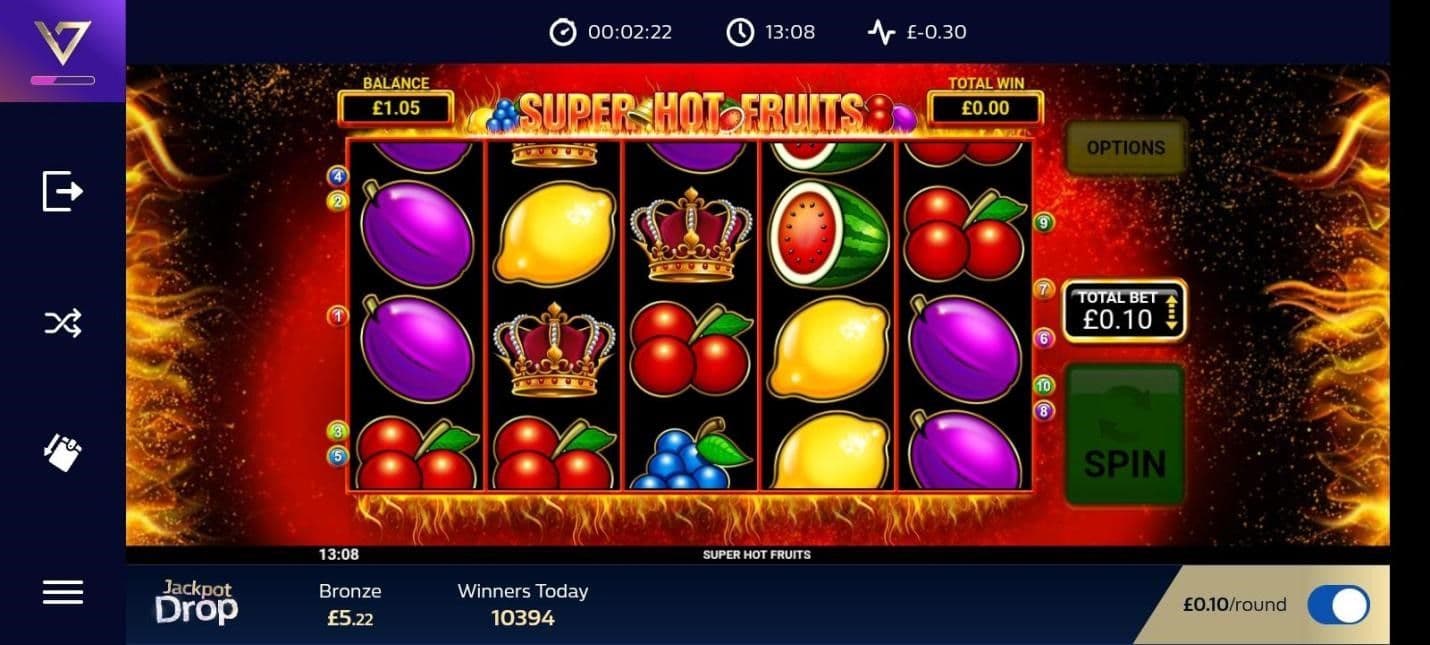 Start spinning the reels.