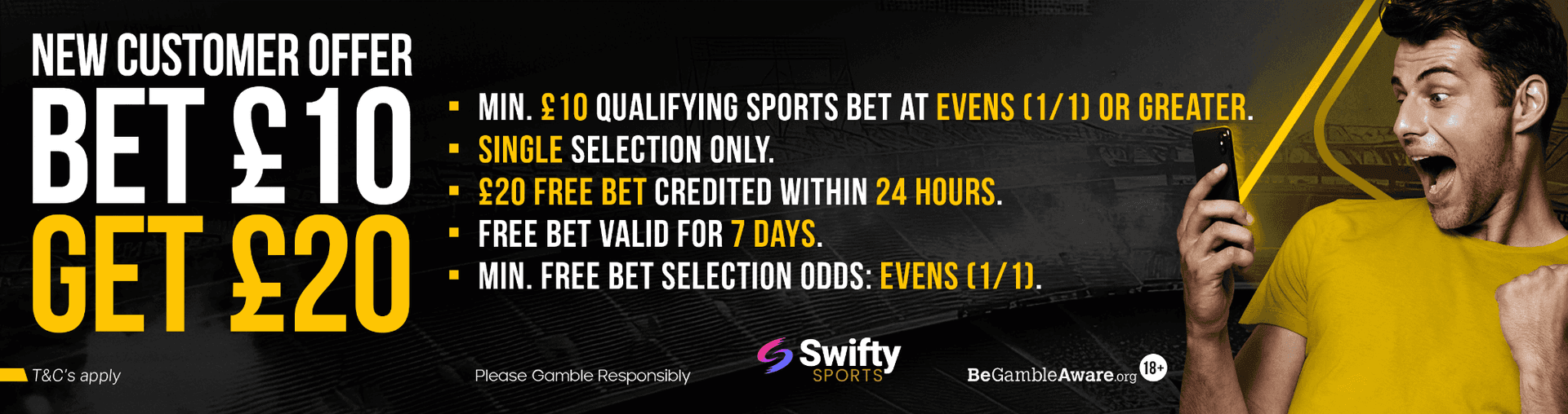 Swifty Sports Have a Welcome Bonus