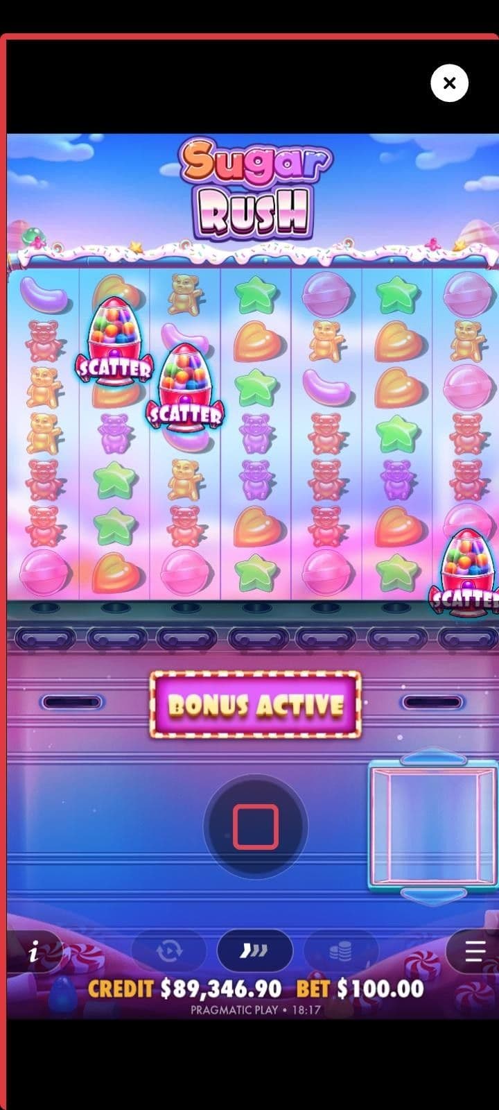 Sugar Rush Slot Bonuses