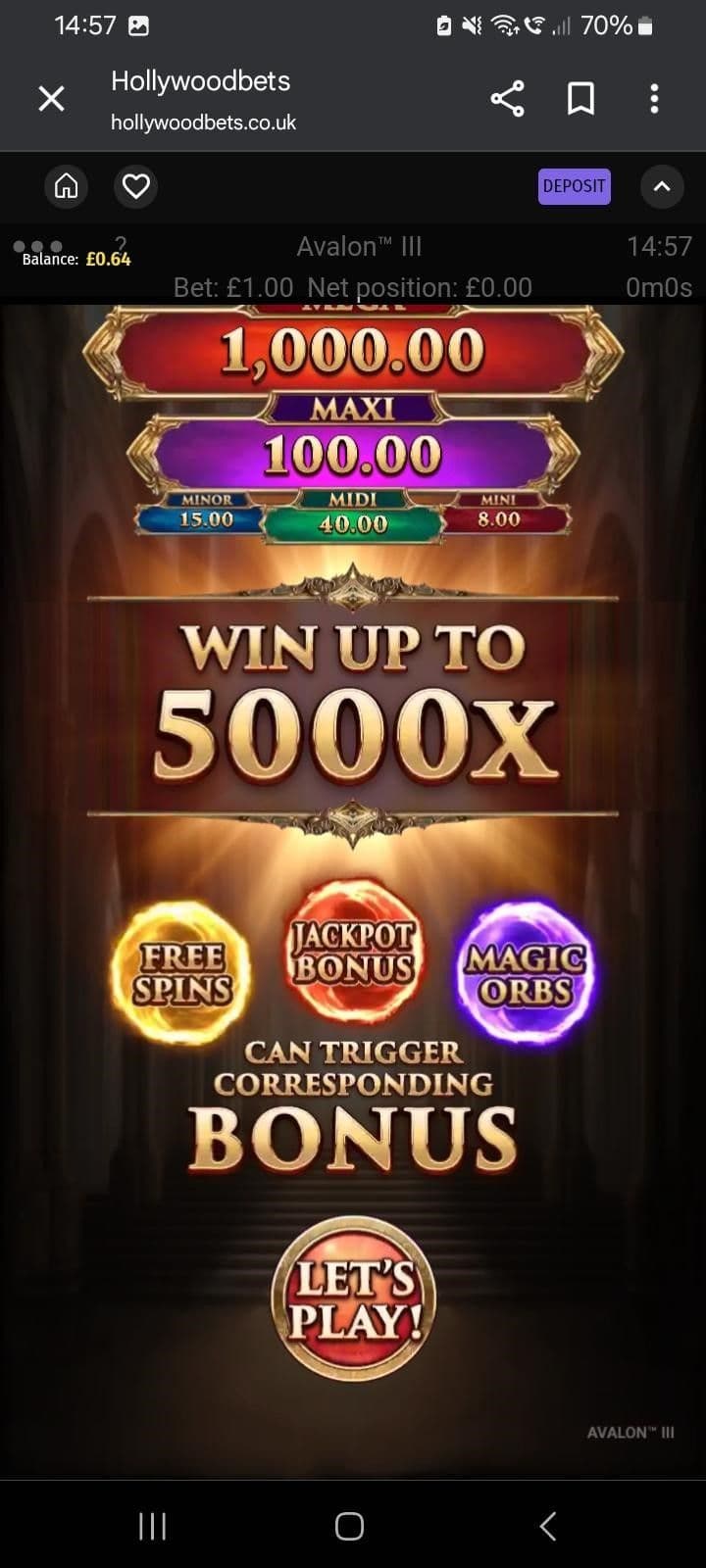 Top Recommendation Avalon 3 slot