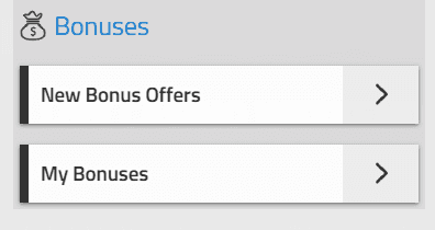 Track your bonuses and wagering progress 