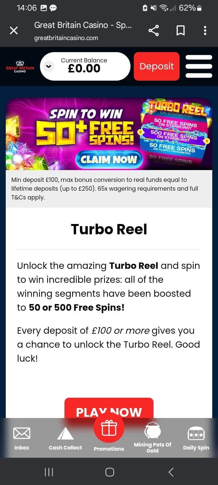 Turbo Reel