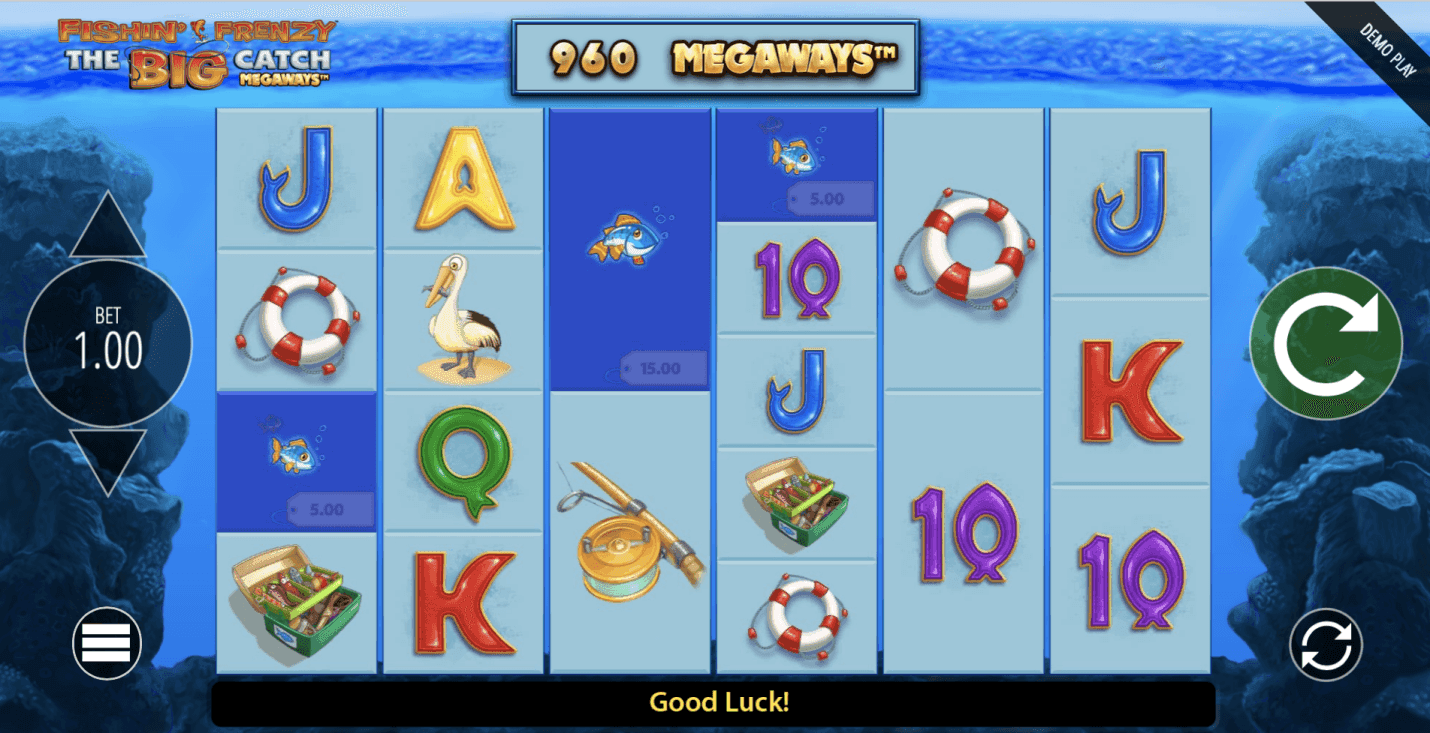 Up to five symbols will land on each reel