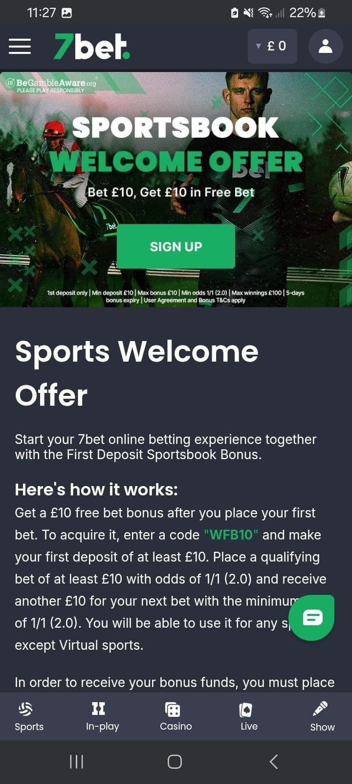 Visit 7Bet