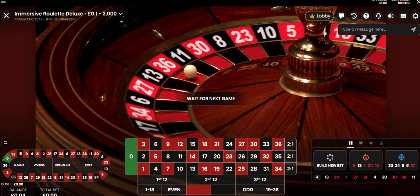 Watch the live spin and replay while the cameras 