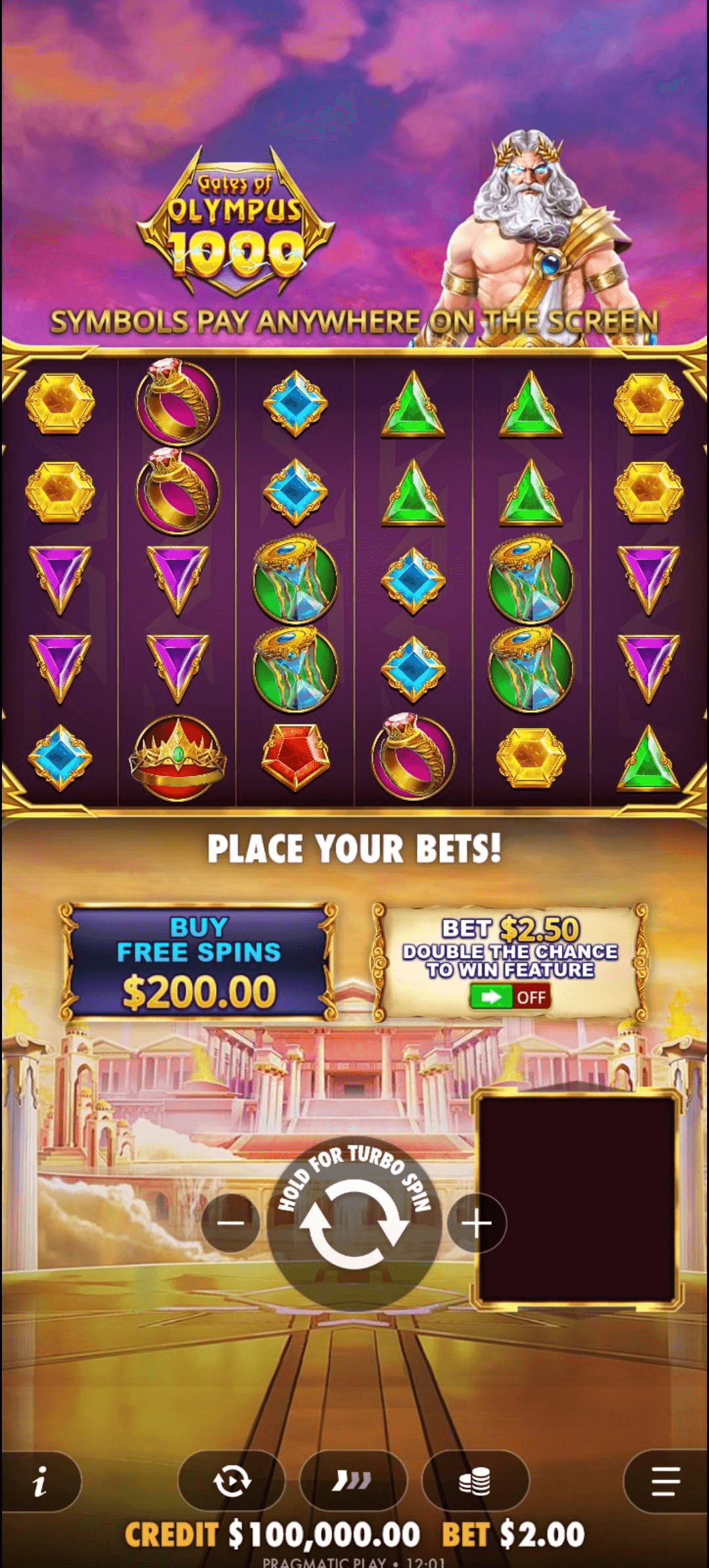 Gates of Olympus 1000 Slot