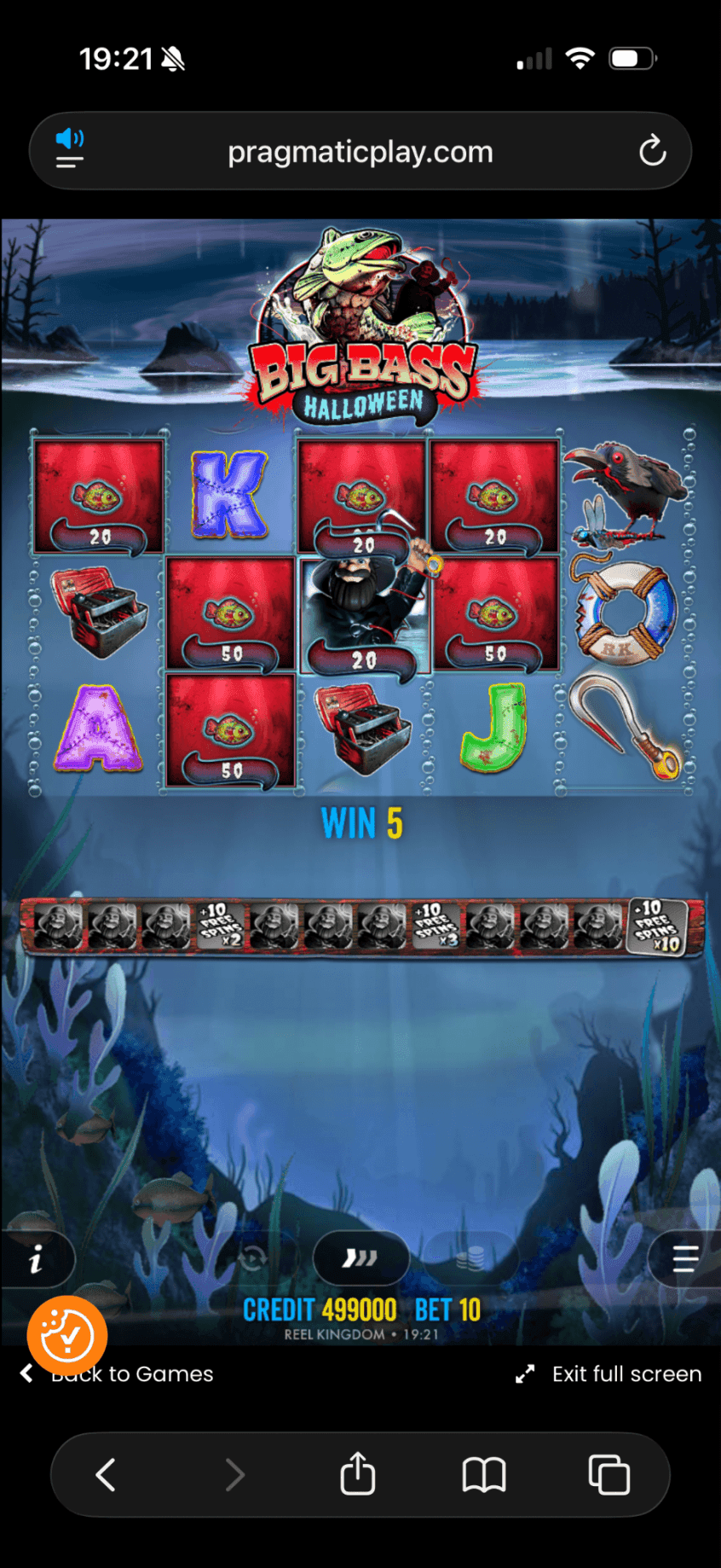 Wilds and fish money symbols 