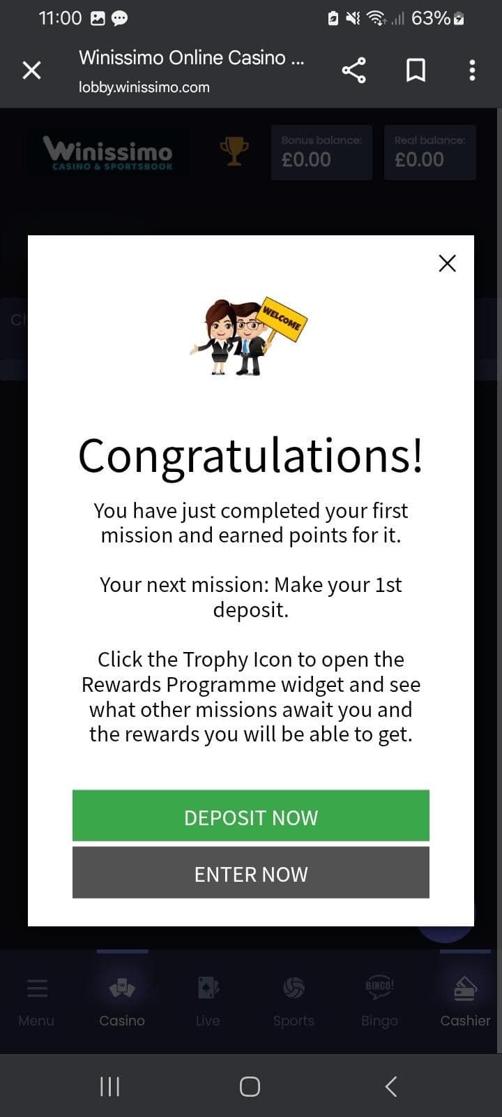 Winissimo Registration Guide 