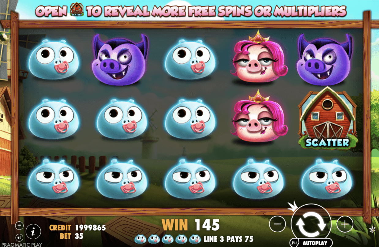 Wins pay on adjacent reels from left to right!