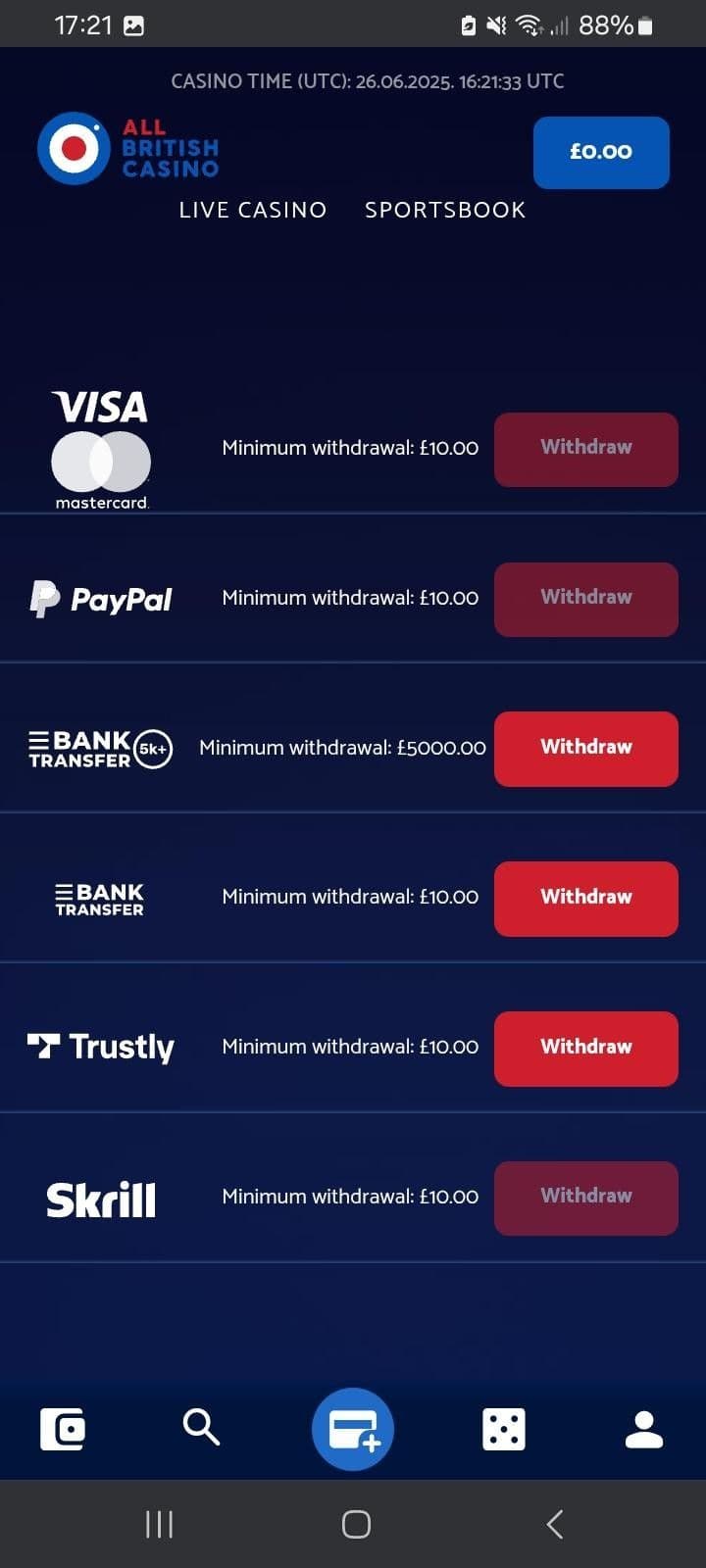All British Casino Withdrawal Guide