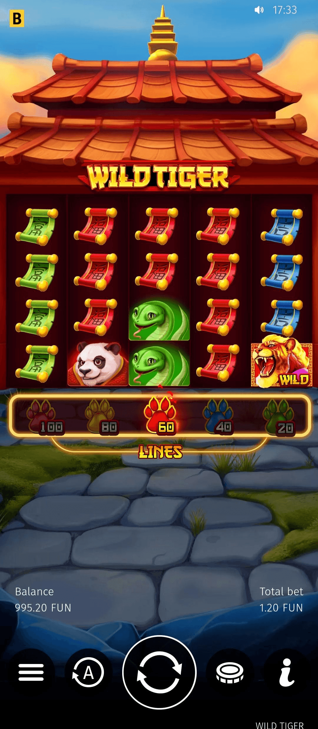 wild tiger Demo Mode vs Real Money Mode.png