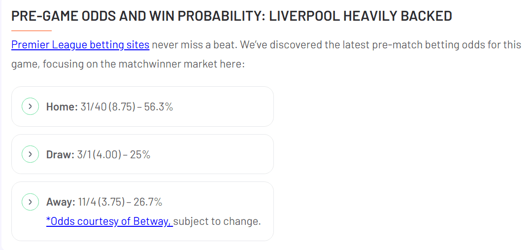 A Simple Football Draw No Bet Example