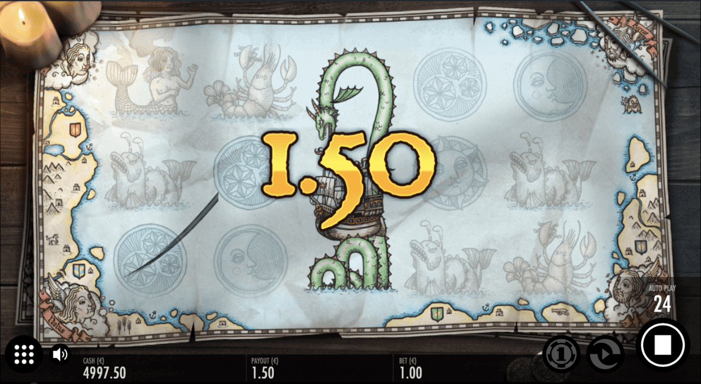 An expanding wild can substitute for other symbols