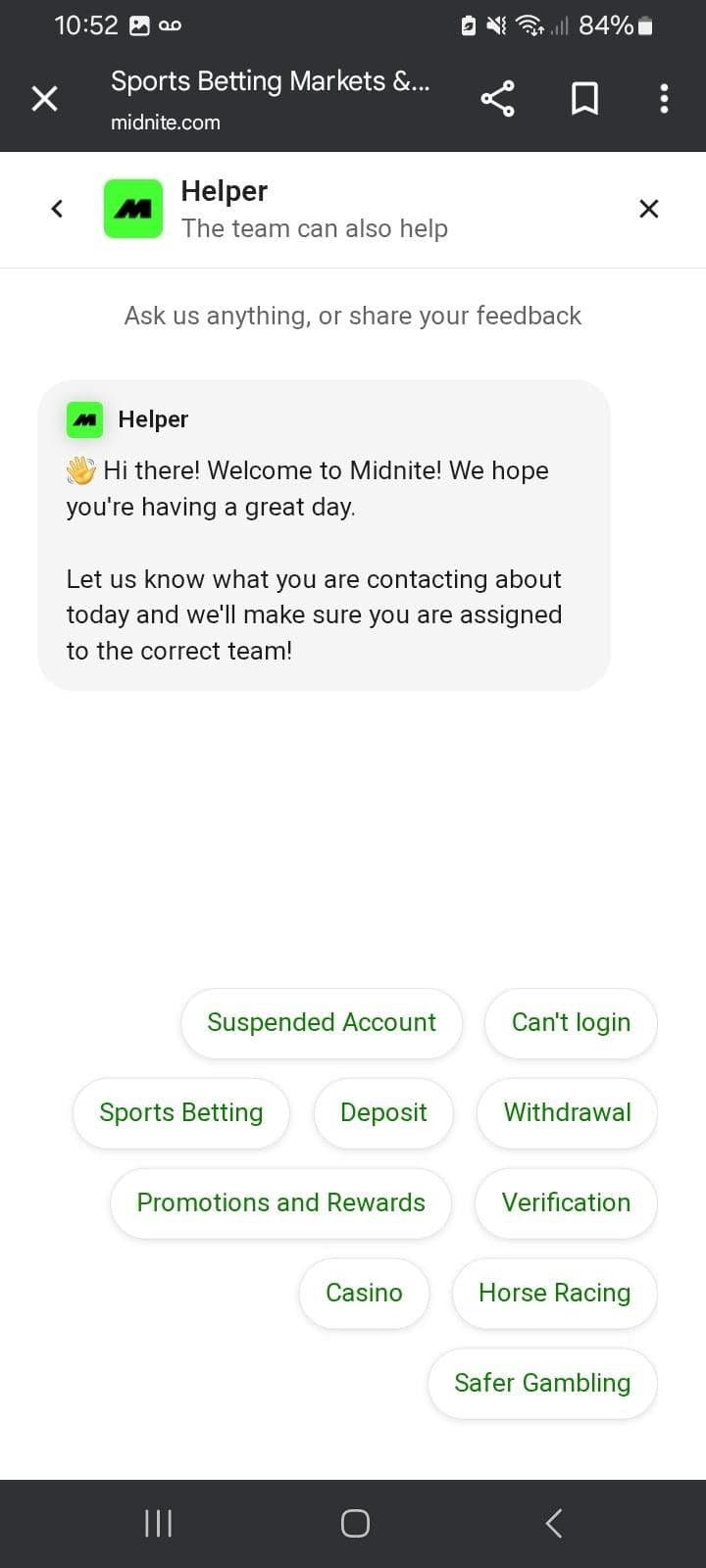 Available Customer Support Channels