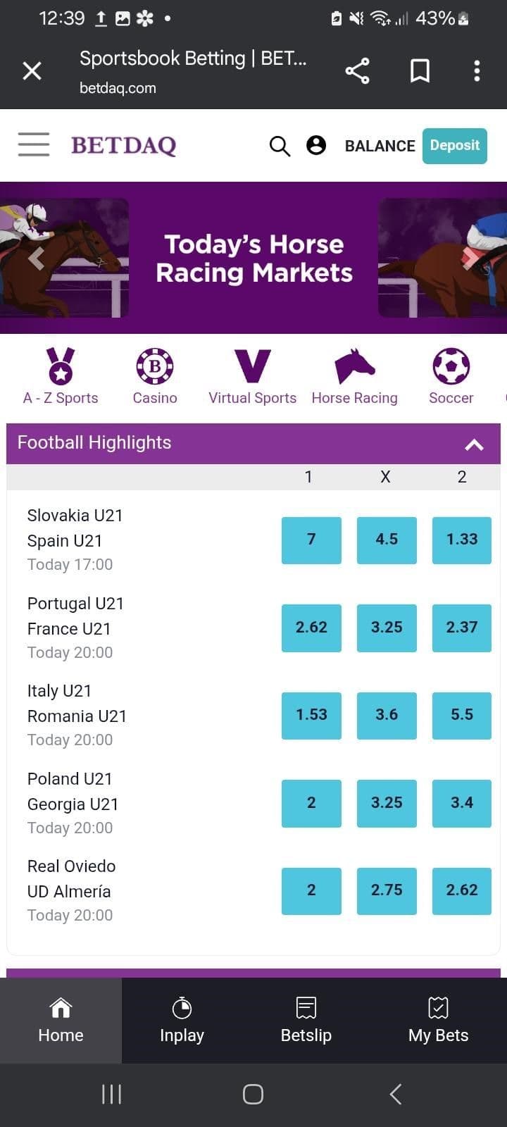 BETDAQ Sports Betting Review