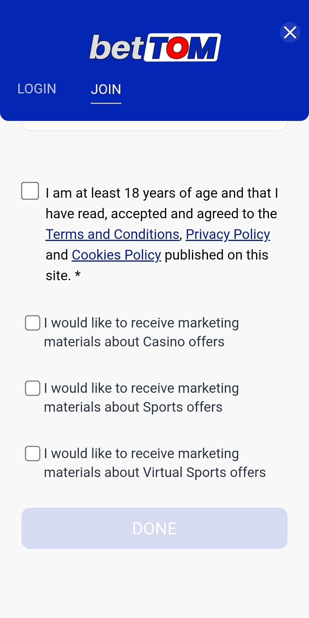 Bet Tom Registration Guide