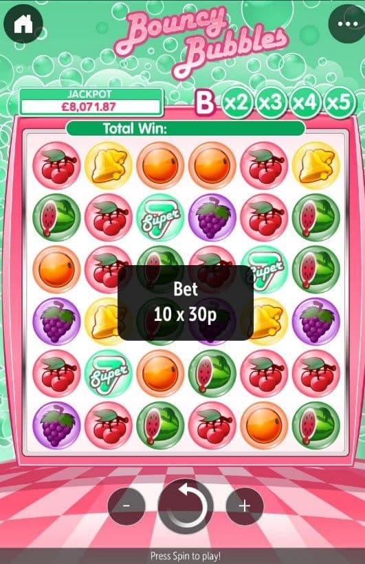Bouncy Bubbles Slot..