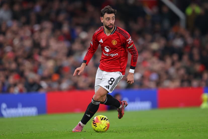 Bruno Fernandes of Manchester United during the Premier League match